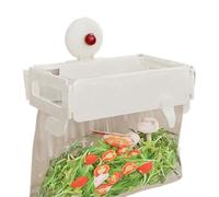 Trash Bag Holder, Foldable Garbage Pouch Rack, 7.28x4.92 Inches Detachable Wall Mount Trash Organizer for Kitchen Cabinets, Laundry Room, Outdoor Garden, Boats, Trailer, Parties, Tailgating