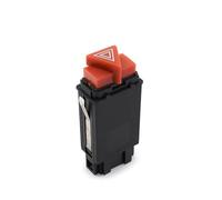 TRASH BIN Botonera Elevalunas para Audi para A3 1996-2003 Botón Rojo Advertencia Peligro para Coche Interruptor Luz Advertencia Intermitente Emergencia Coche 8L0941509L
