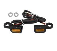 TRASH BIN Intermitente Moto Para Harley Softail Breakout Touring Road King Glide Motocicleta 2 Uds Mini Lámpara LED Señal De Giro Luz Ámbar 12V
