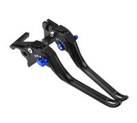 TRASH BIN Juego de manetas moto Para Yamaha Para MT07 2025 2026 Para Tenere 700 Para XSR 900 Para MT-09 Para Tracer 2015-2020 Palanca Embrague Freno Ajustable(Blue)