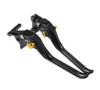 TRASH BIN Maneta de control moto Palanca Embrague Freno Ajustable Motocicleta Para Yamaha Para MT07 2025 2026 Para Tenere 700 Para XSR 900 Para MT-09 Para Tracer 2015-2020(Gold)