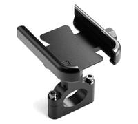 TRASH BIN para S&uzuki para Burgman AN125 AN200 AN400 AN650 Motocicleta Soporte para Teléfono Navegador GPS Soporte para Retrovisor De Manillar Soporte Ajustable Teléfono(A Black)