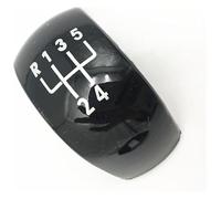 TRASH BIN Pomo Palanca De Cambios Para Skoda Para Octavia MK2 II 2004-2008 FL 2009-2011 Pomo Cambio Marchas Tapa Estilo Emblema Palanca Cambios Bolígrafo(5 Speed Black)