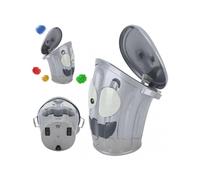 Trash Can Basketball Set Goal Hoop Game Toy Fuuny Interactive Plastic Indoor Toy Game for Toddler Kids Gray