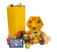 Trash Can Dice, Fast -Paced Party Toy Juego de Salón Juego Estratégico de Dados para Viajes Compacto Para, Exterior y Teambuilding Multiplayer Desk Challenge Quick-Play Team Builder 5 x 5 x 10 cm