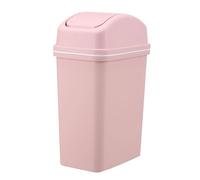 Trash Can - Garbage Can | Tapa De De Basura De 10l | Compacta De La Lavabo A Prueba De Fugas | Pequeño Contenedor De Interior Para Baño De Cocina, Un Moderno Recipiente De Desechos De Plástic