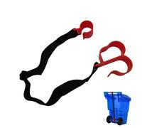 Trash Can Lock For Animals With Heavy Duty Bungee Cord - Adjustable 30-50 Gallon Garbage Lid Lock, Prevents Raccoons, Squirrels, Dogs From Getting In, Easy No-Drill Slide On Installation, Animal Proof
