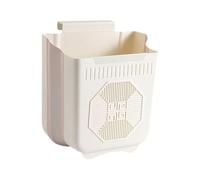 Trash Can, Waste Basket, 8.66x8.27x4.72in Foldable Bin, Wall-Mount Design, Space-Saving Build for Kitchen Use, Outdoor Cleaning, Dorm Rooms, Bedroom Corners, Bathroom Storage, Cabinet Hanging