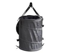 Trash Can, Waste Bin, 13.78x13.78x18.5 Inches, Foldable Portable with Lid, Cleaning Container for Travel, Laundry, Picnic, Yard, Fishing, Gardening, Parties, Camping and Outdoor