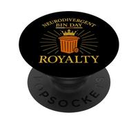 Trash Day Funny Garbage Truck Gestión de residuos Suburban Dad PopSockets PopGrip Adhesivo