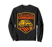 Trash Day Funny Garbage Truck Gestión de residuos Suburban Dad Sudadera