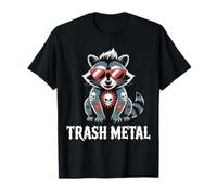 Trash Metal Raccoon Camiseta