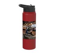 Trash Panda Iced Coffee Gafas de sol Urban City Night Street Stainless Steel Insulated Water Bottle