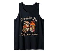 Trash Raccoon del Equipo de Respuesta a Incendios de Dumpster Camiseta sin Mangas