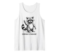 Trash Raccoon Panda Everyday is Trash Day, Divertido Mapache Camiseta sin Mangas