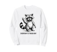 Trash Raccoon Panda Everyday is Trash Day, Divertido Mapache Sudadera
