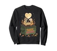 Trash Romance Raccoon Opossum Love Valentine Sudadera