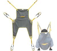 Traslado Pesado De La Eslinga De Elevación Del Paciente Eslinga De Malla Con Abertura En La Pierna Para Levantar La Eslinga De Transferencia Pesada Para Los,Gris