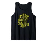 Traspasar los límites, diseño de motivación, tipografía 3D Camiseta sin Mangas