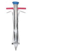 Trasplantador de plántulas de hortalizas, herramienta multifuncional para plántulas de hortalizas con pedal y doble mango, sembradora de acero inoxidable para plantar pimientos, melones y otras