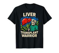 Trasplante de hígado Guerrero Cool Mens Cirugía Recuperación Camiseta