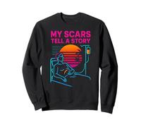 Trasplante Mis Cicatrices Contar una Historia Vintage Mens Cirugía Paciente Sudadera
