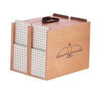 Trasportín madera 8 departamentos. Palomos