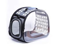 Trasportino per Gatti Lista para Viajar a Prueba de Fugas de Malla ventilada Plegable para Perros pequeños Gatos Grandes para Viajes Hospital Coche.(Gray,Small)