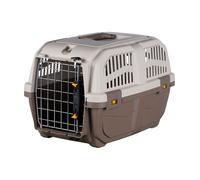 TRIXIE Transportín Skudo 1, XS, 30x32 x 49 cm, Taupe-Arena