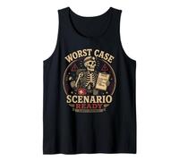 Trastorno De Ansiedad Worst Case Scenario Ready Camiseta sin Mangas