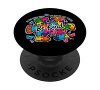 Trastorno del Espectro Autista Conciencia del Tea Sea Amable PopSockets PopGrip Adhesivo