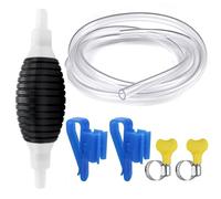 Trasvase Gasoil 2m Bomba de Transferencia de Agua y Líquido Bomba Manual de Combustible Bomba de Transferencia de Sifón de Combustible Bomba Transferencia Líquido Agua para Coches,Peceras,Acuarios