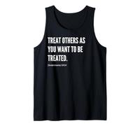 Trata a los demás como quieres ser tratado con versículo bíblico Camiseta sin Mangas