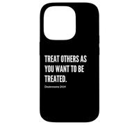 Trata a los demás como quieres ser tratado con versículo bíblico Carcasa para iPhone 14 Pro