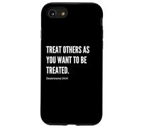 Trata a los demás como quieres ser tratado con versículo bíblico Carcasa para iPhone SE (2020) / 7 / 8