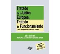 tratado de la unión europea tratado de funcionamiento (30ª ed.)