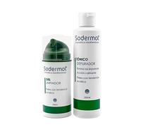 Tratamiento Acne | Gel Limpiador Facial + Tonico Depurador Facial | Pack para todo tipo de acne juvenil, adolescentes, adulto | Elimina Granos, Espinillas, cicatrices , zonas enrojecidas |