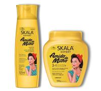 Tratamiento Capilar, Almido de Milho, Skala Expert, Fuerza y Brillo, Mascarilla y Champú