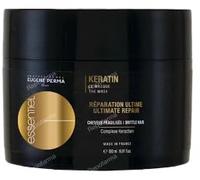 Tratamiento Capilar Reestructurante con Queratina (500 ml) - Crema Reparadora Formato Profesional