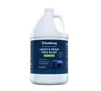 Tratamiento de campo de drenaje séptico y lixiviación | El limpiador bio-enzimático rompe y digiere los zuecos, elimina los olores y el limpiador principal (120 onzas)