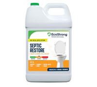 Tratamiento de campo de drenaje séptico y lixiviación | El limpiador bio-enzimático rompe y digiere los zuecos, elimina los olores y el limpiador principal (120 onzas)