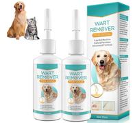 Tratamiento de eliminación de verrugas para perros, líquido a base de plantas de acción rápida para papilomas e imperfecciones caninos, tratamiento de eliminación de verrugas y verrugas de perro, sin