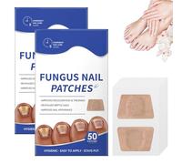 Tratamiento de hongos en las uñas de los pies - 50 parches de uñas fúngicas, reparación de uñas para uñas dañadas, soporte nocturno de uñas de 8 horas para uñas dañadas (2 cajas)