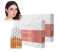 Tratamiento de pérdida de cabello ampollas de suero capilar, 14 ampollas para el crecimiento y la regeneración del cabello, aceite hidratante para cabello fino a dañado, seco, mate y rotura