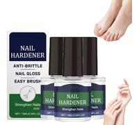 Tratamiento de uñas para uñas débiles y dañadas, endurecedor de uñas extra fuerte y favorece el crecimiento, ácido hialurónico, promueve un crecimiento saludable para hombres y mujeres. (3 unidades)