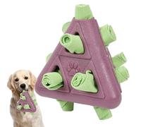 Tratamiento para perros Dispensing Toys - Juguetes interactivos para perros para boredom | Limpieza de dentición con forma de pirámide, juguete de de cachorros para mascotas resistente a