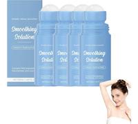 Tratamiento para vellos encarnados Smoothing Solution, para axilas, línea del bikini y piernas, hidratante y calmante para la piel, fácil de usar. (4pcs)