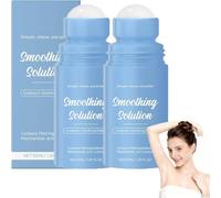 Tratamiento para vellos encarnados Smoothing Solution, para axilas, línea del bikini y piernas, hidratante y calmante para la piel, fácil de usar. (2pcs)