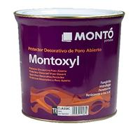 Tratamiento Protector Satinado o Mate de Madera al Disolvente, Transpirable, con Filtro Solar UV. Montoxyl Classic Mate (2,5L, Castaño 950 Mate)
