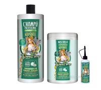 Dona Flora - Champú de Crecimiento Rapunzel - Fortalece y Nutre con Biotina - Sin Sulfatos ni Parabenos - Volumen y Brillo Natural - Fórmula Suave para Todo Tipo de Cabello - 1000ml